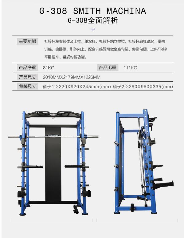 康強史密斯機G308綜合訓練器